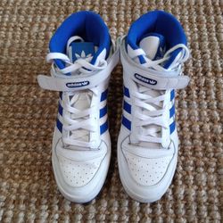 Adidas Forum Mid Men Sneakers White Royal Size 10
