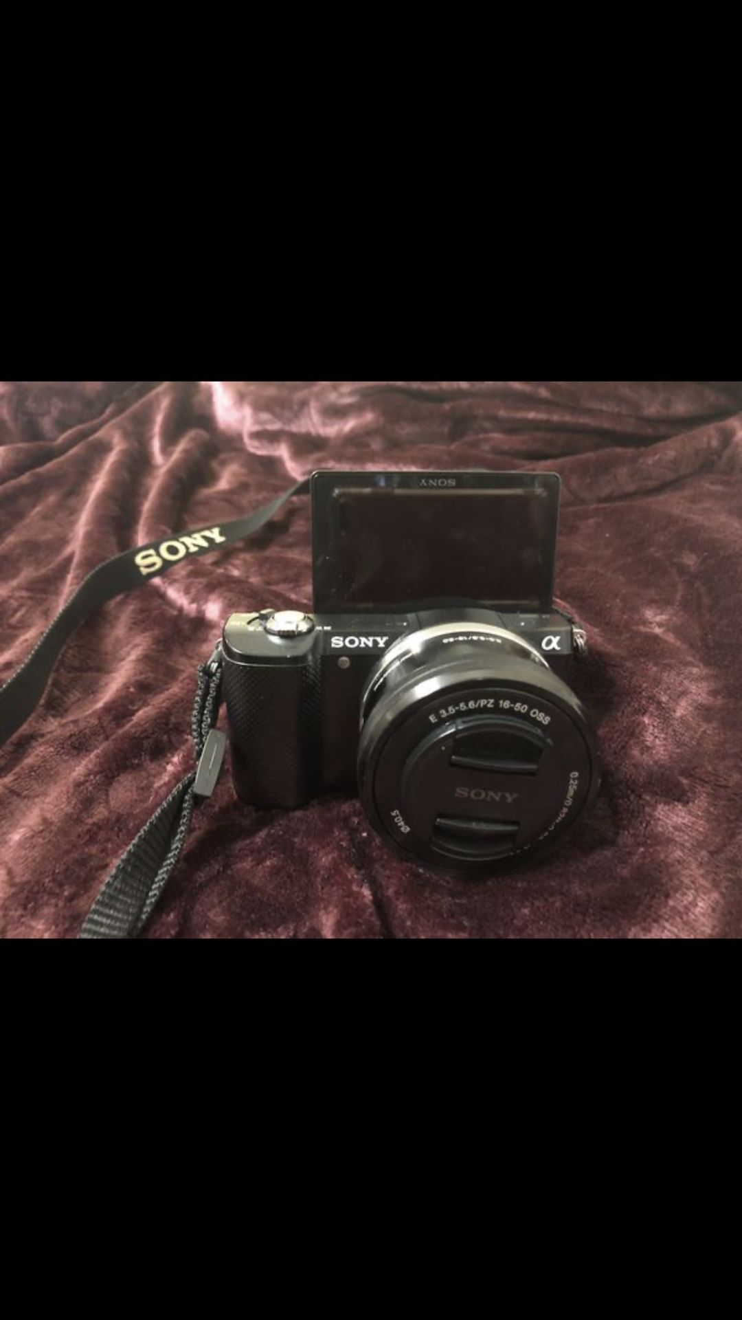 Sony a5000 w/ 16-50mm lens
