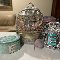 Make Up Bag, Backpack& Small Purse Backpack All For $5