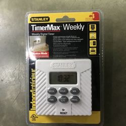 New Stanley TIMERMAX WEEKLY Digital Timer