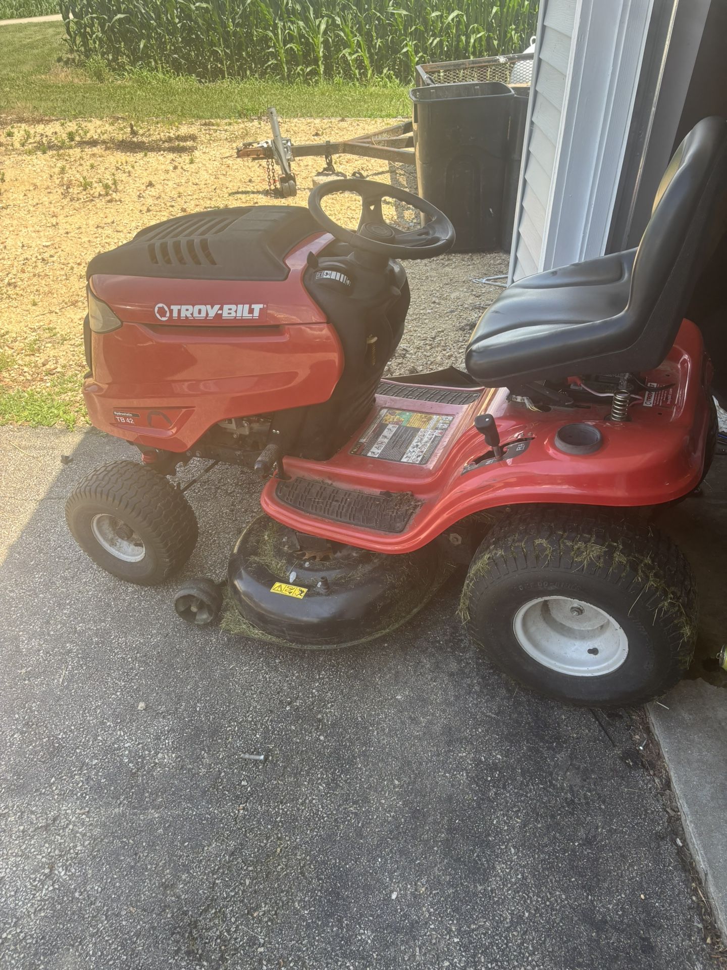Troybilt Tb42 Riding Mower