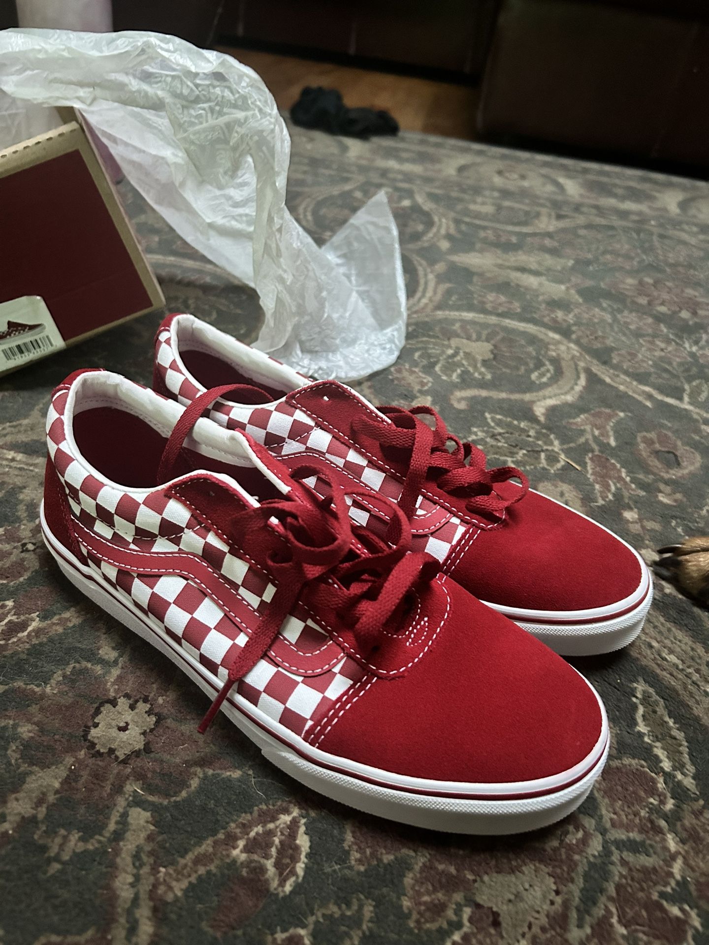 Checkered Chili Pepper Vans