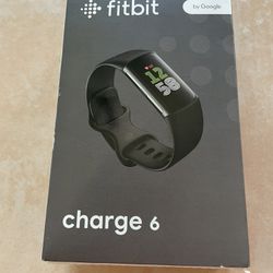  Fitbit Charge 6 Fitness Tracker - Black - GA05183NA - BRAND NEW - SEALED