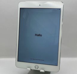 Apple iPad Mini (3rd Gen.) Silver 16GB Unlocked - Very Good w/ White Spots