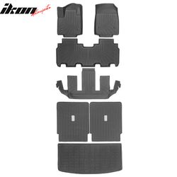 Fits 2026 Cadillac Vistiq 6 Seats TPE Floor Mats Liner+ Trunk Mat + Backrest Mats