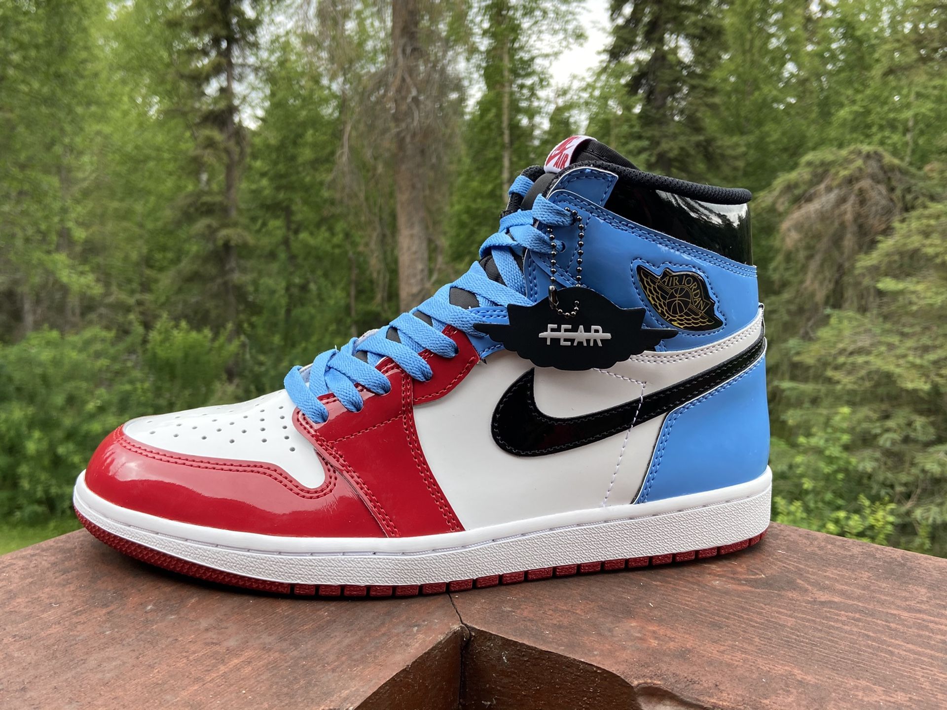 jordan 1 unc to chicago fearless