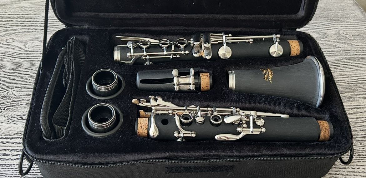 Jean Paul clarinet with carry case in excellent condition. $80