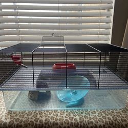 Hamster / Small Pet Cage w ball