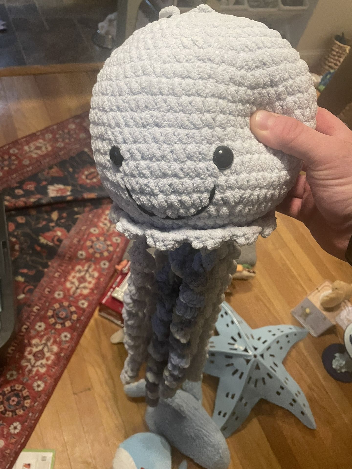 Jellyfish Plushie | Amigurumi | Amigurumi Jellyfish | Toddler Toy | Toddler