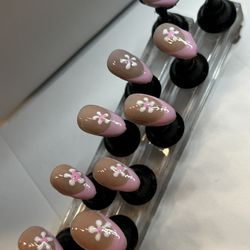 Super Short Almond Nails 