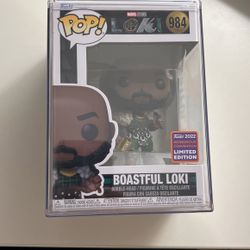 Boastful Loki Funko Pop With Premium Protector