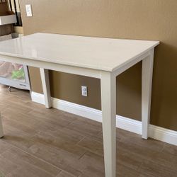 Counter Height White Table 