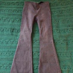 We Are Free 28 Black Bell Bottom Jeans 