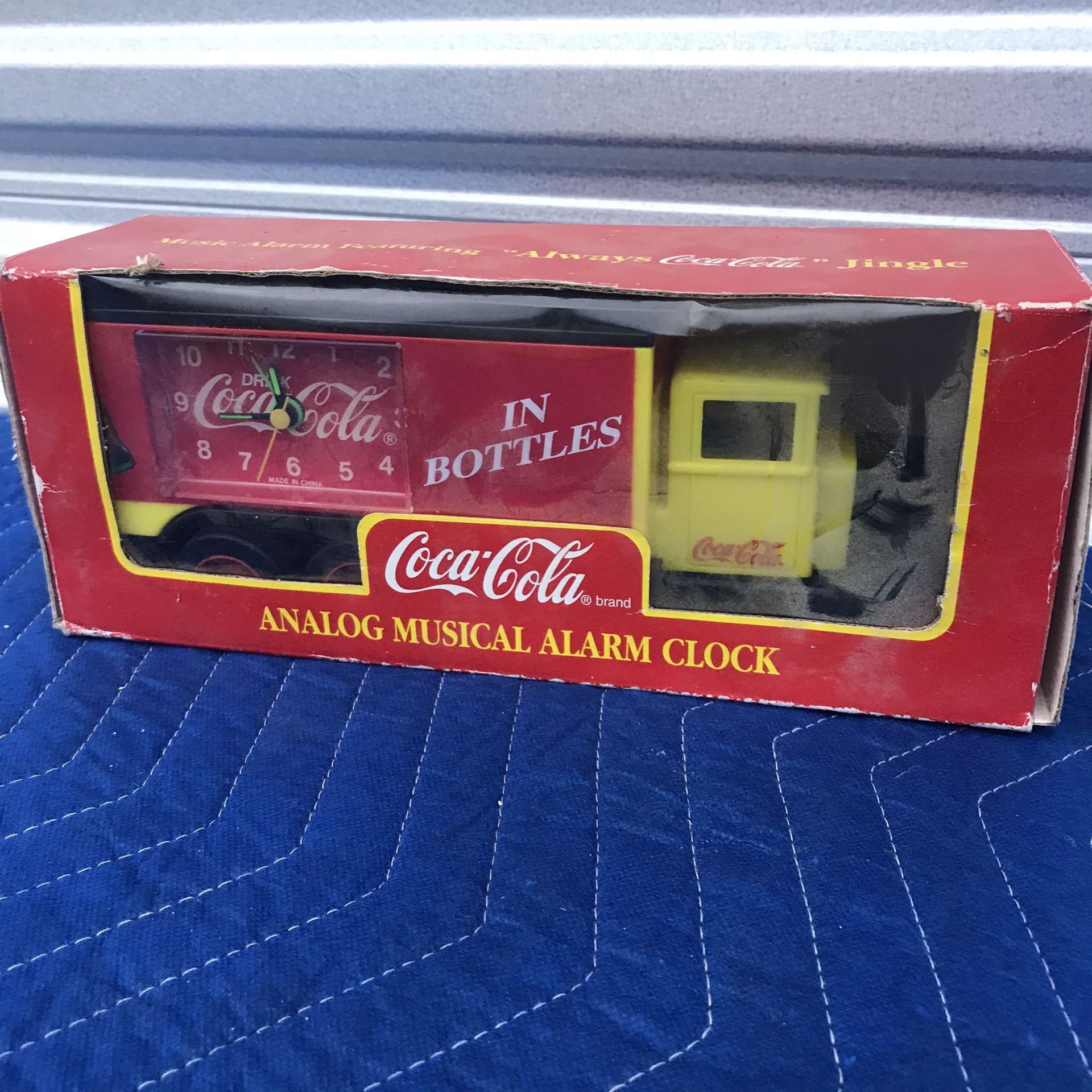 Vintage Coca-Cola Musical Alarm Clock