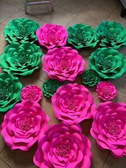 Paper flowers
