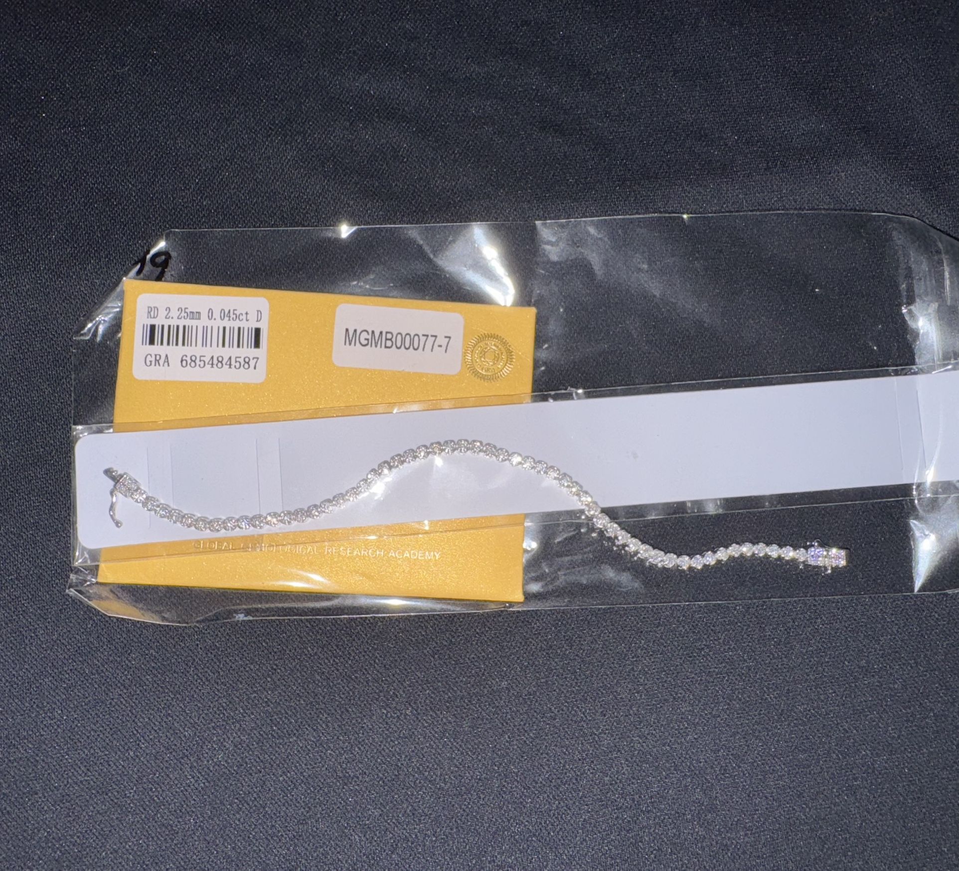 Tennis bracelet Passes Diamonds Tester 925 Silver