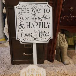 Wedding Signs Decor 10.00 For Lot Or 6.00 Each