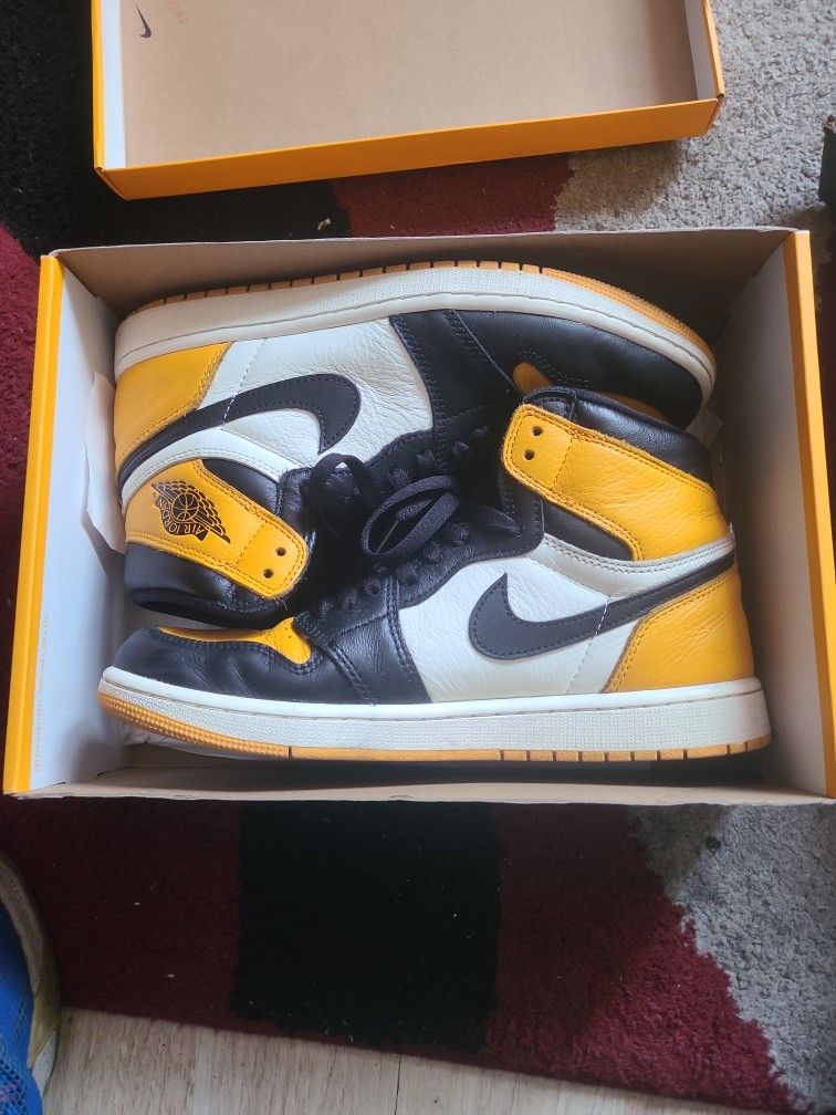 Jordan 1 High Yellow Toe Og Gs