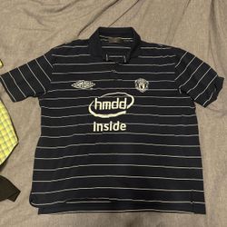 Men's Navy and Blue Polo-shirts