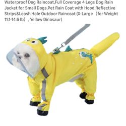 Dog rain coat