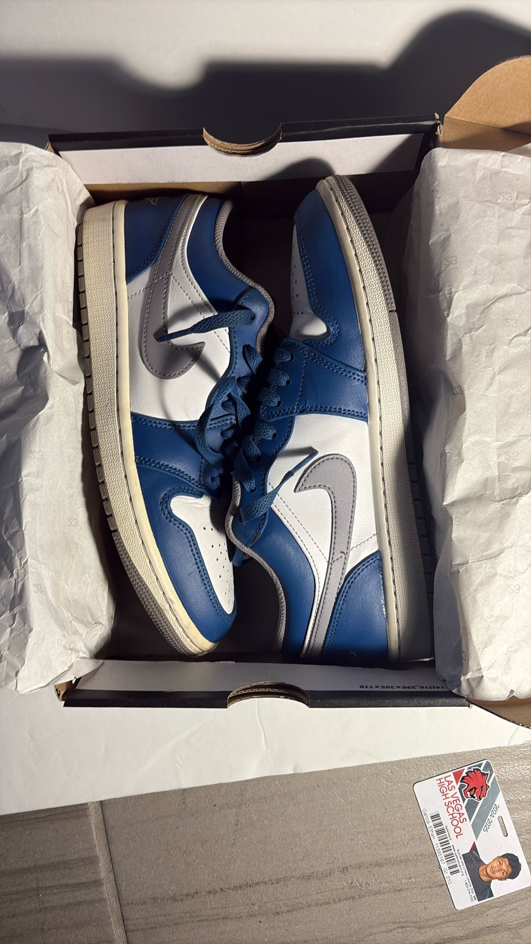 Air Jordan 1 Low SE GS 'Industrial Blue'