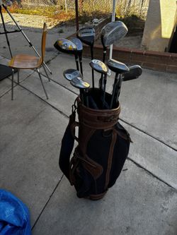 Vintage Macgregor Golf  Clubs no Bag 