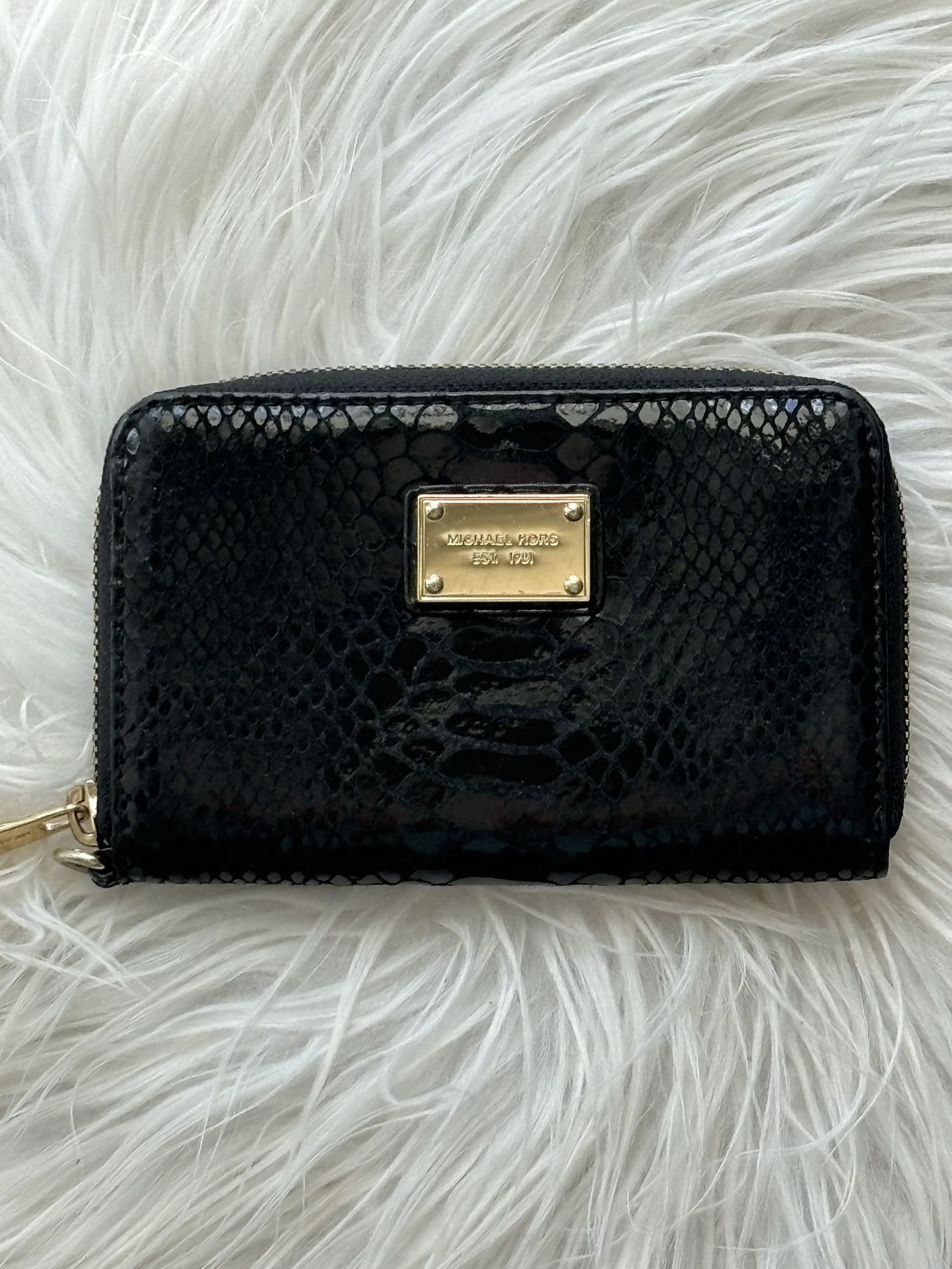 Michael Kors Snakeskin Leather Wallet