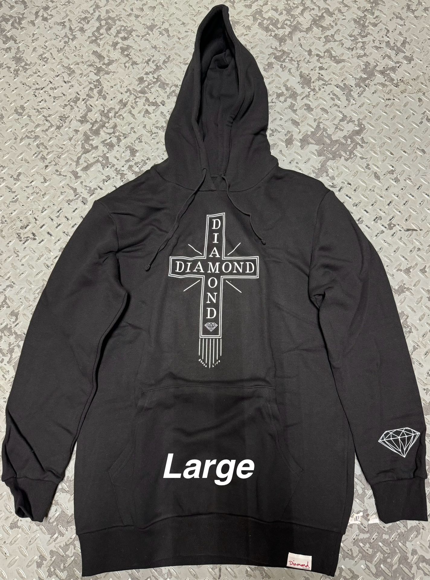 Diamond Supply Co Hoodies Size Large