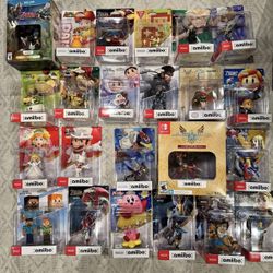 Over 50 Sealed Nintendo Amiibos