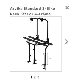 Arvika 7002 2 Bike Rack White