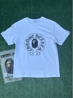Bape x chrome hearts white