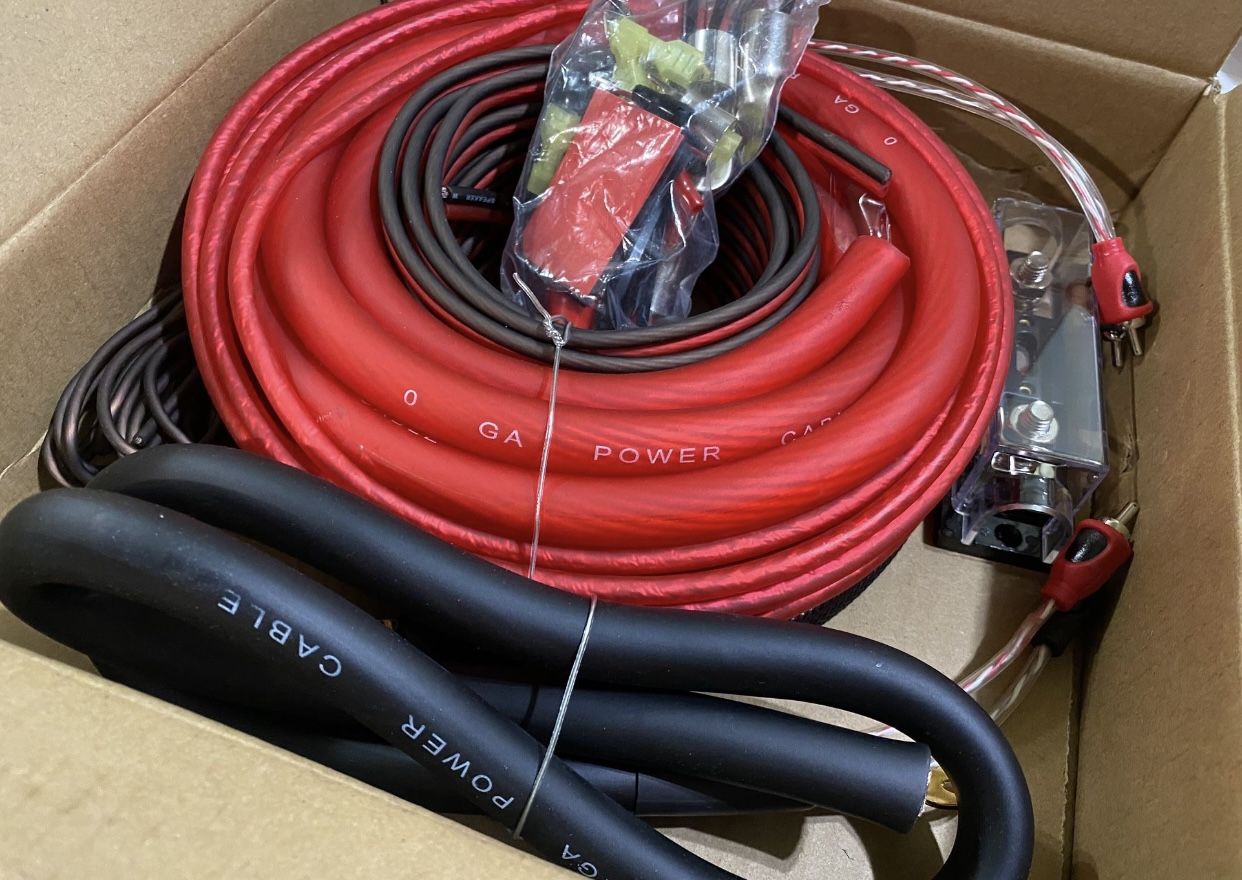 New 0 Gauge Car Audio Amplifier Wiring Kit $70 Each