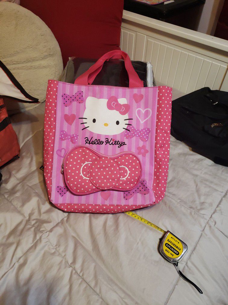 Hello kitty pink tote bag