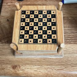 Coasters With Holes For Chinese Checkers, Chess, Tic-tac-toe 