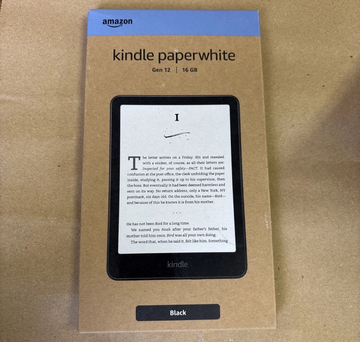 Amazon Kindle Paperwhite Black | 16GB |12th gen 2024 (new model)