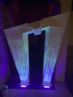 Beetlejuice Fireplace Halloween Decoration