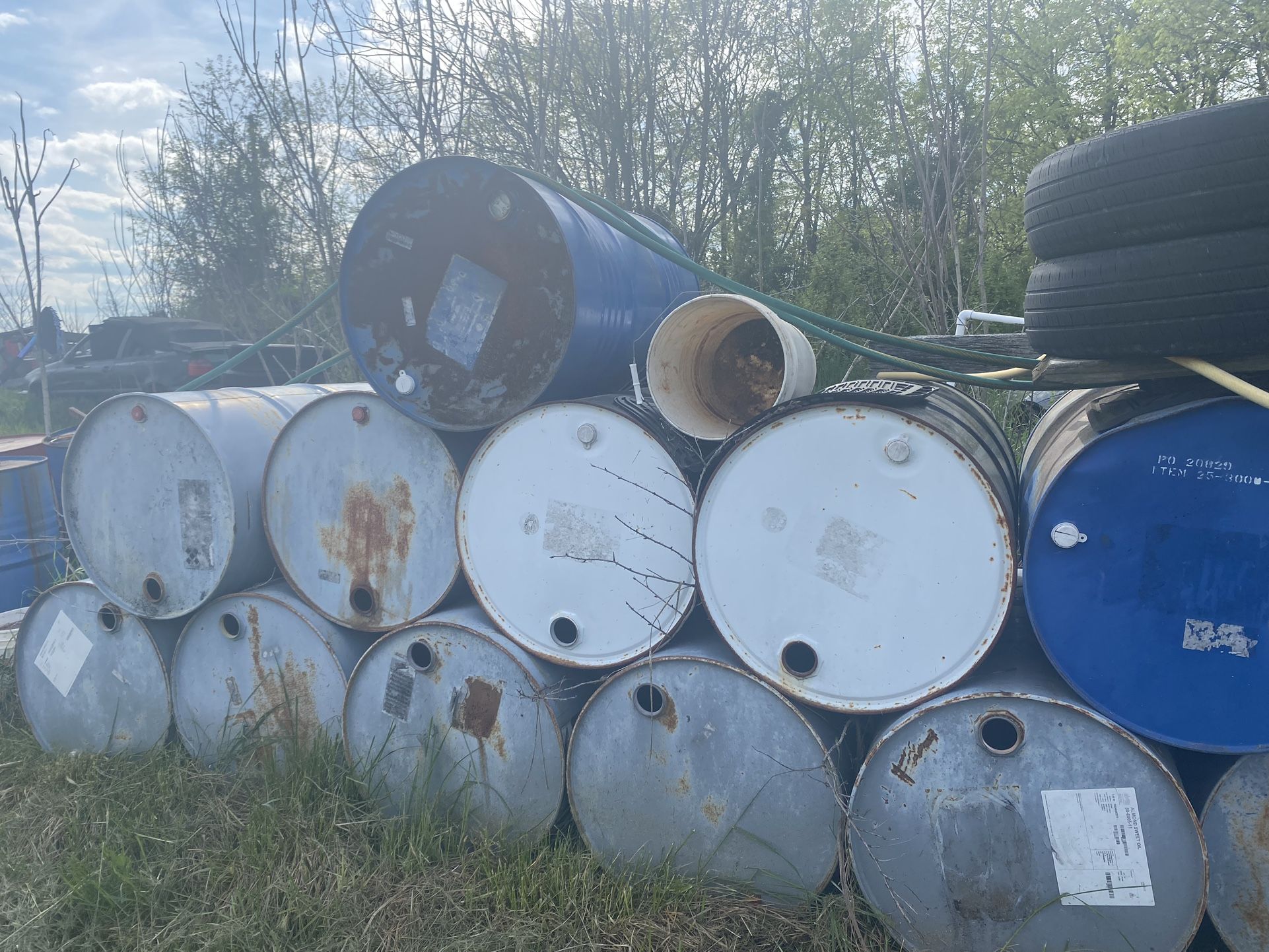 Metal Burn Barrels 