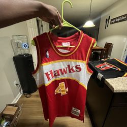 Spud Web Mitchell And Ness Real Jersey