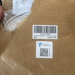 White 50 Ft Ethernet Cable 