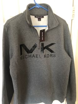 Michael Kors 1/4 Zip Sweater For Men’s Size L