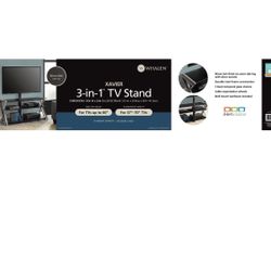 Whalen Xavier 3-in-1 Television Stand for TVs up to 70", Warm Ash