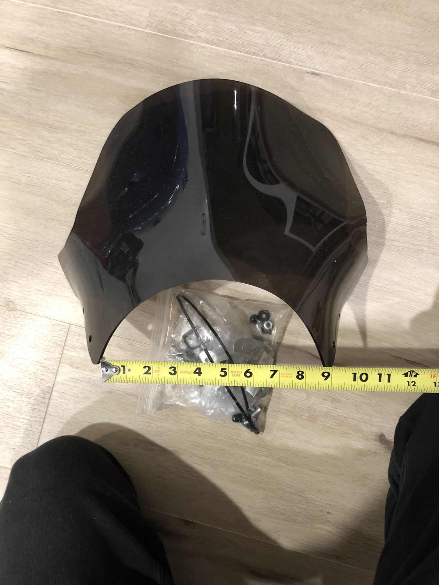 Motorcycle Windshield Should Fit 8.5” Headlights
