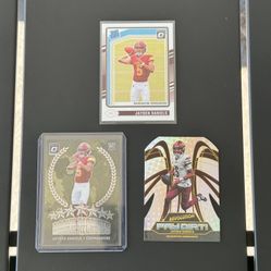 Jayden Daniels 2024 Donruss Optic Rated Rookie Commanders Rookie RC Card #248