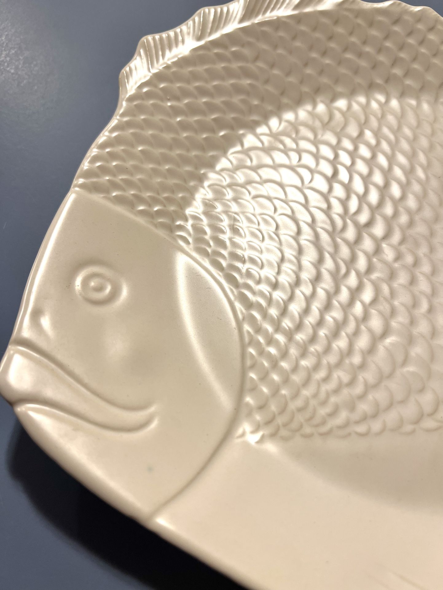 Fish Shape Dinner Plate By “Chicken Of the Sea”