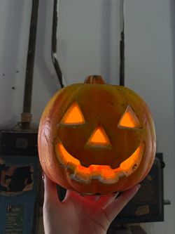 Light-Up Halloween Jack-O-Lantern Decoration