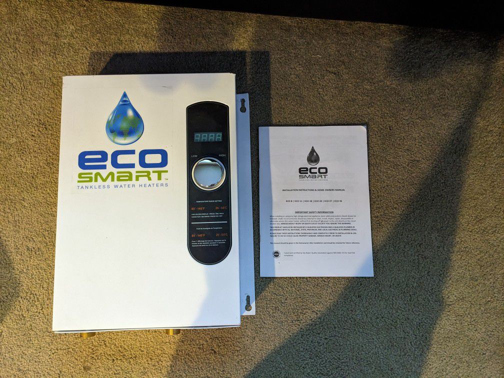 Eco 18 Ecosmart Electric Tankless Water Heater 