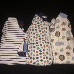 Pajamas Footies Baby Boy 6m