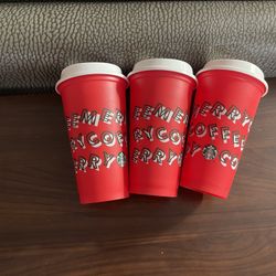 Hot Starbucks Plastic Cups