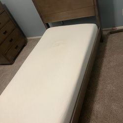 Twin Bed with mattress