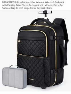 New smart carry on bag with wheels and charging port
